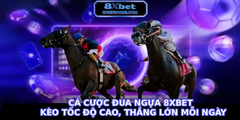 Cá cược đua ngựa 8XBET - Kèo tốc độ cao thắng lớn mỗi ngày